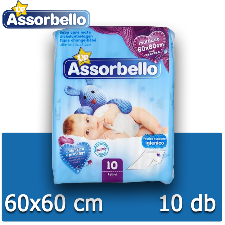 Assorbello éjszakai nedvszívó alátét 60x60 cm (10db-os)