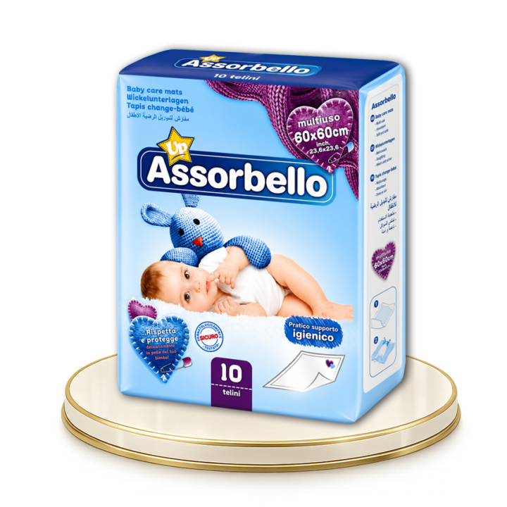 Assorbello éjszakai nedvszívó baba alátét 60x60 cm - 10 db