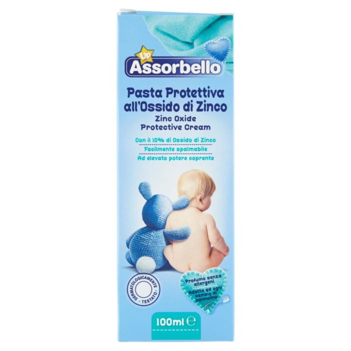 Assorbello Up gyermek védőkrém (cink-oxid alapú), 100 ml-es