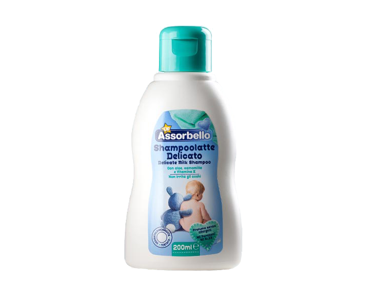 Assorbello Up gyermek sampon aloéval, kamillával, 200 ml-es - Image 2