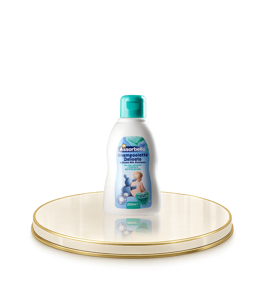 Assorbello Up gyermek sampon aloéval, kamillával, 200 ml-es