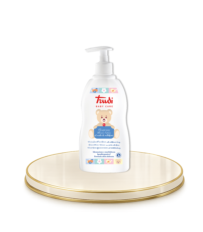 TRUDI® – Adagolós, kéz- és arcszappan, vadvirágmézzel,500 ml-es