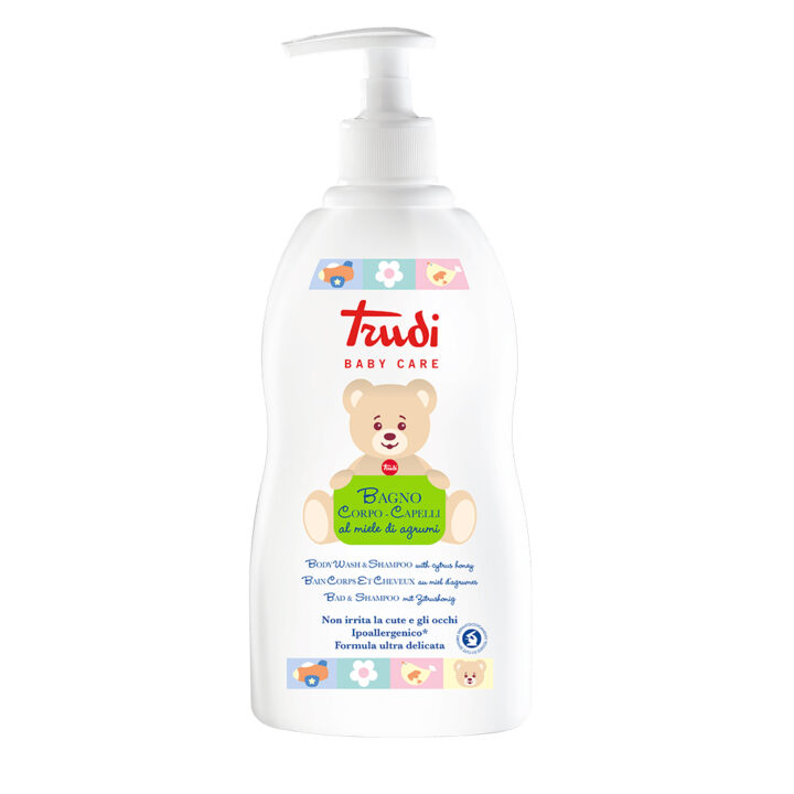 TRUDI® – Adagolós testápoló és sampon, citrusos mézzel, 500 ml-es