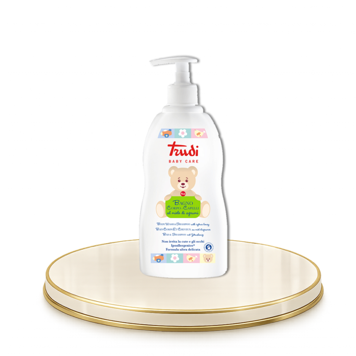 TRUDI® – Adagolós testápoló és sampon, citrusos mézzel, 500 ml-es