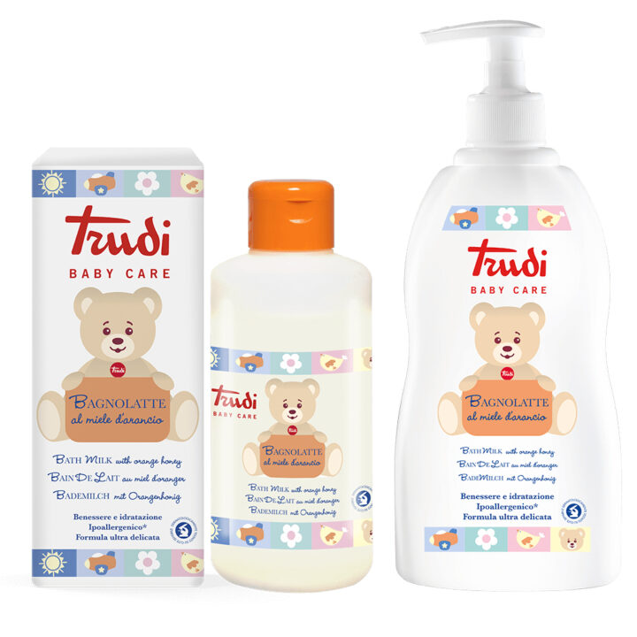 TRUDI® – Adagolós, fürdőtej, narancsos mézzel, 500ml-es