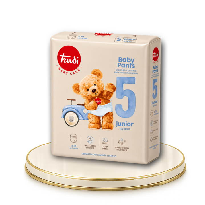 Trudi Baby Pants 5 - pelenkanadrág/bugyipelenka, 18db-os, 12/18 kg