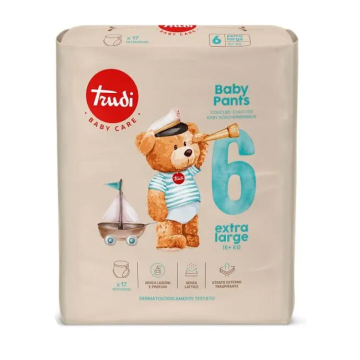 Trudi Baby Pants 6 - pelenkanadrág/bugyipelenka, 17db-os, 15+ kg